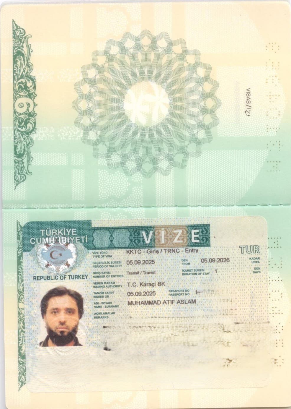 Atif Aslam North Cyprus Visa